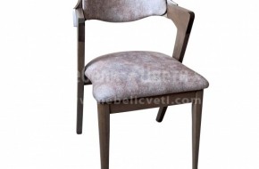 Стол Валенсия Лукс от бук-98 EUR > <br />
За дамаска в бежав и кафяв цвят.> <br />
Бар стол от бук с тапицирана седалка и облегалка.Облегалката е от буков шперплат.